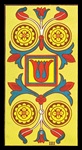 4 denary tarot marsylski